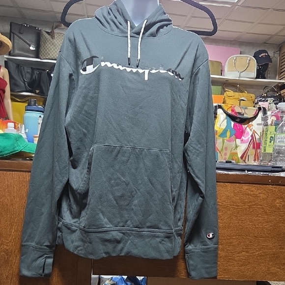Champion Men's Forest Green Hoodie - Picture 1 of 5